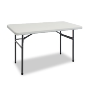 4'x24" Rectangular Resin Table (Seats 4)